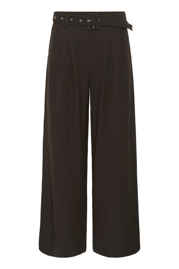 VittaMW High Wide Pant RAIDALLINEN RUSKEA