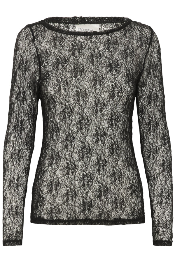 RITA BOATNECK LS BLOUSE MUSTA