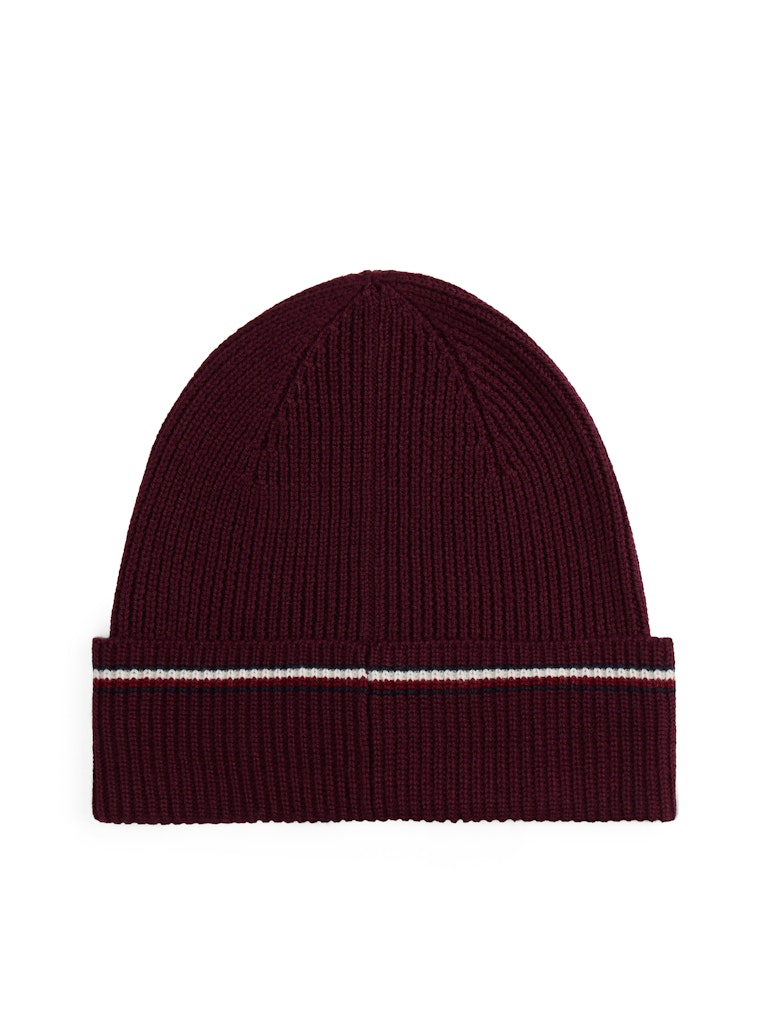 TH RWB BEANIE VIININPUNAINEN