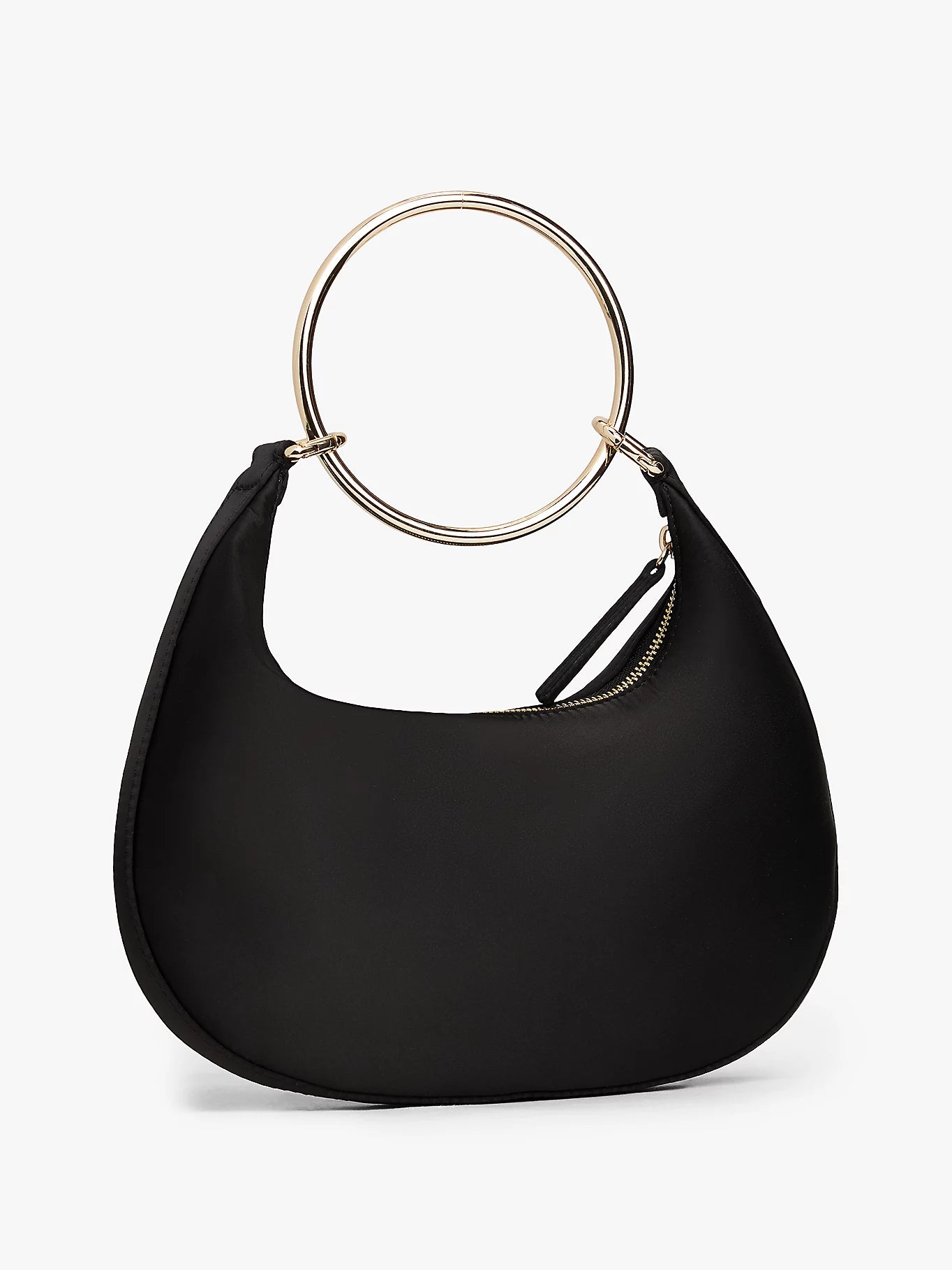 Tommy Hilfiger naisten laukku TH BRIGHT BRACELET HOBO SATIN, musta