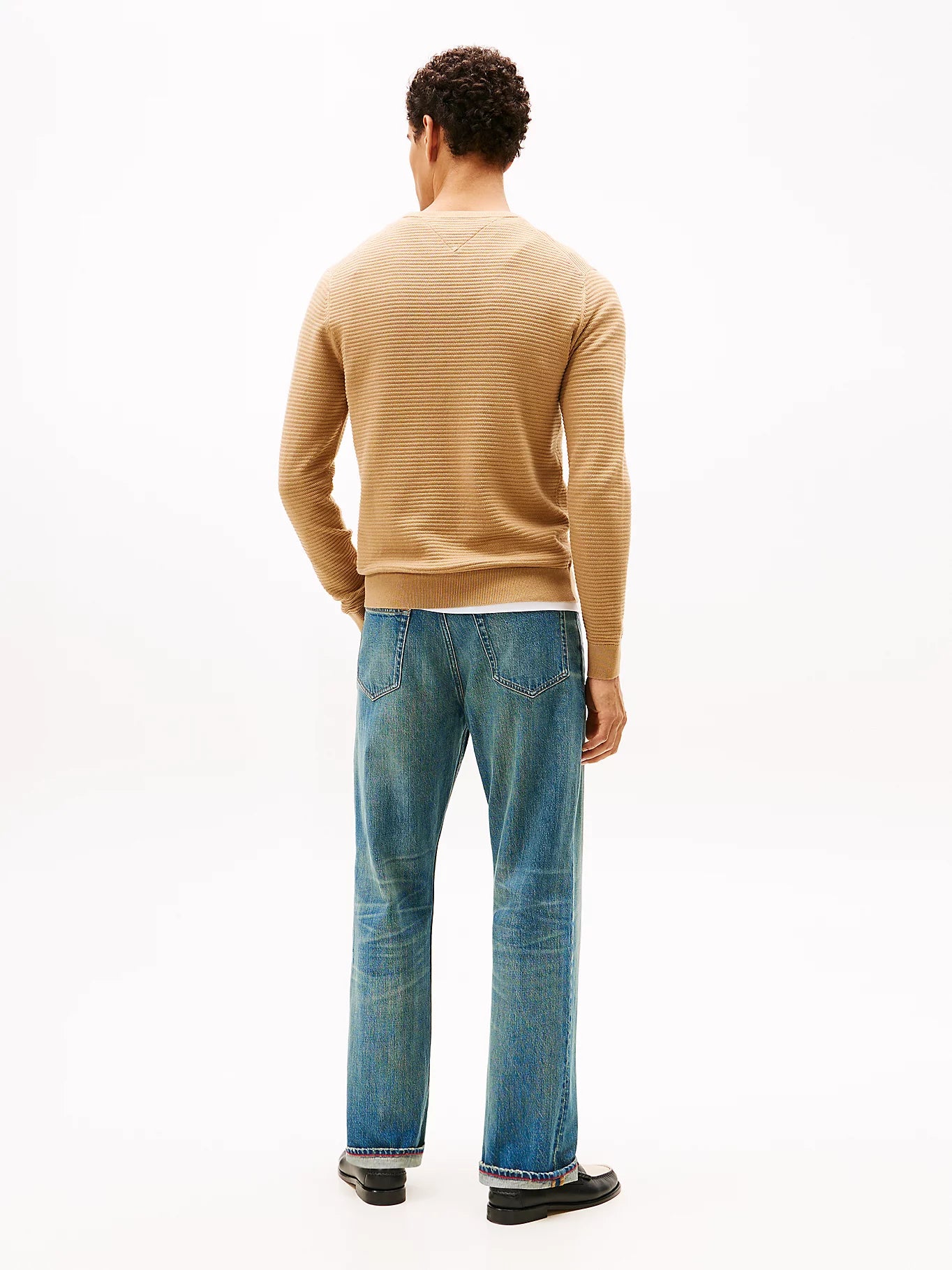 Tommy Hilfiger miesten neulepusero Seasonal Structure CNeck, beige