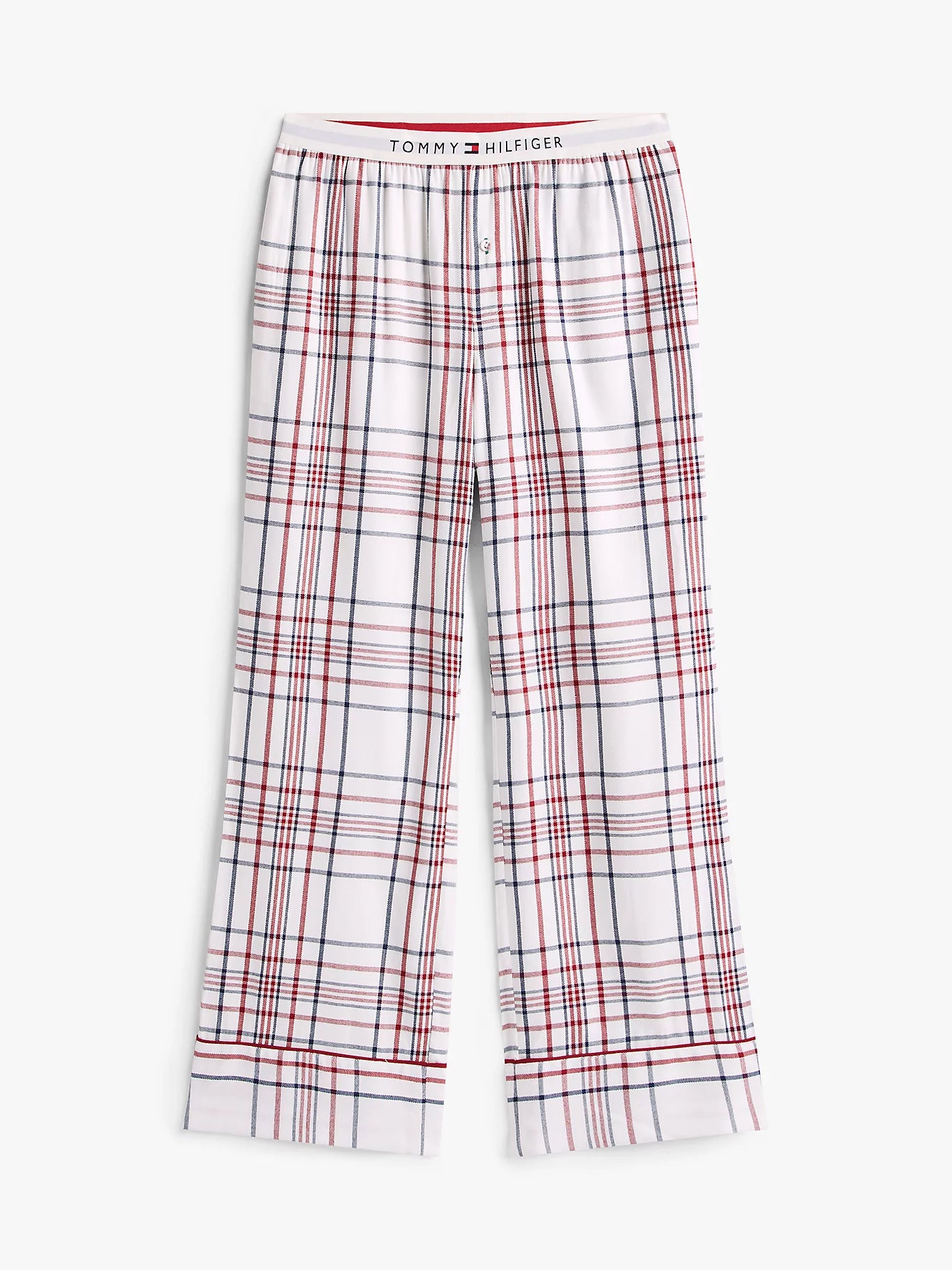 Tommy Hilfiger K-gift LS FLNL Shirt Set Slippers naisten pyjama, monivärinen kuosi