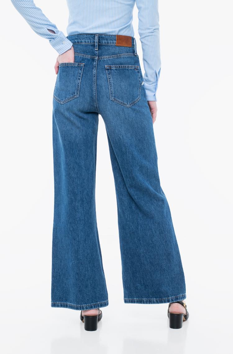 Tommy Hilfiger naisten farkut, FLO WIDE LEG JEANS Indigo