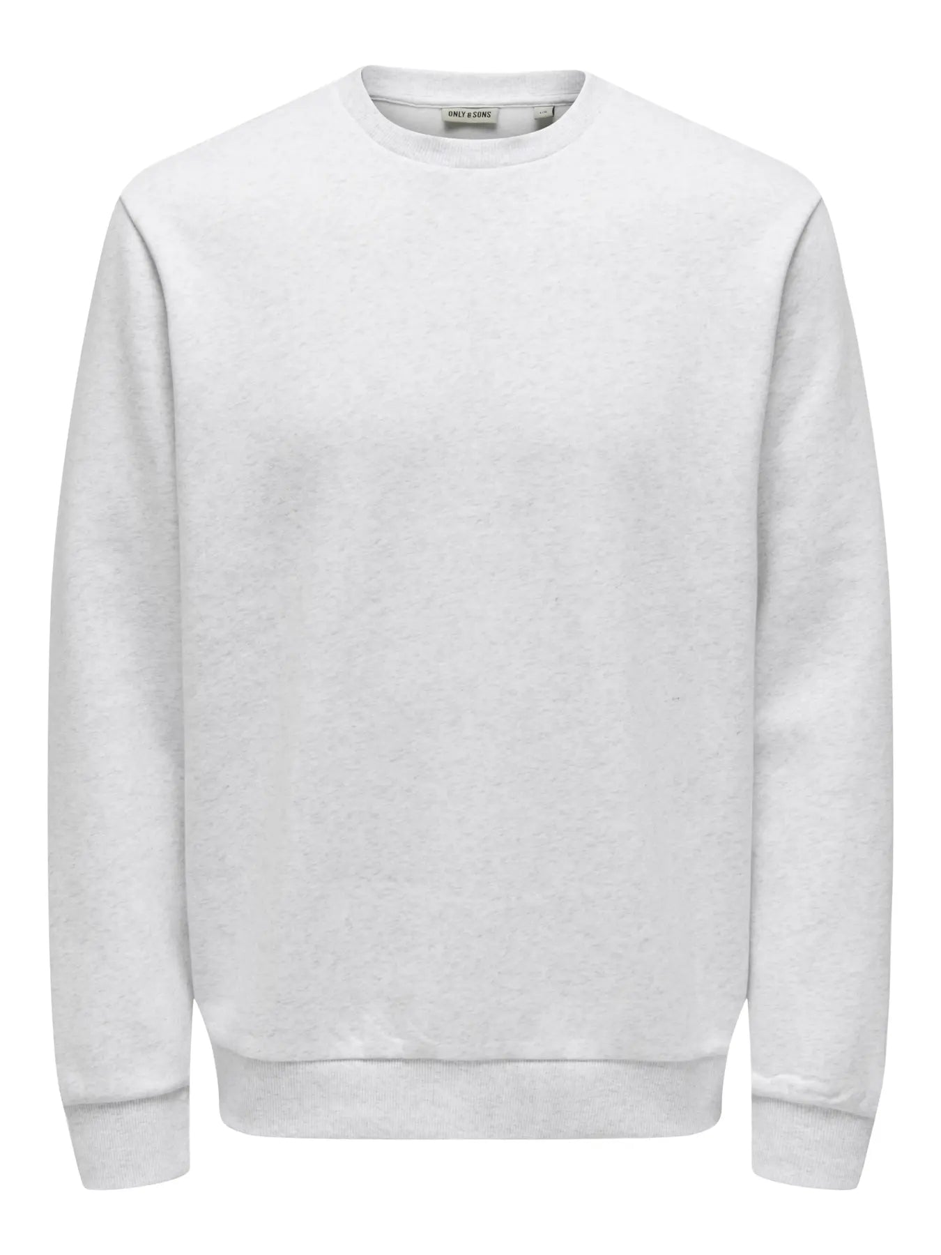 Only and Sons miesten collegepaita ONSCERES Crew Neck, vaaleanharmaa