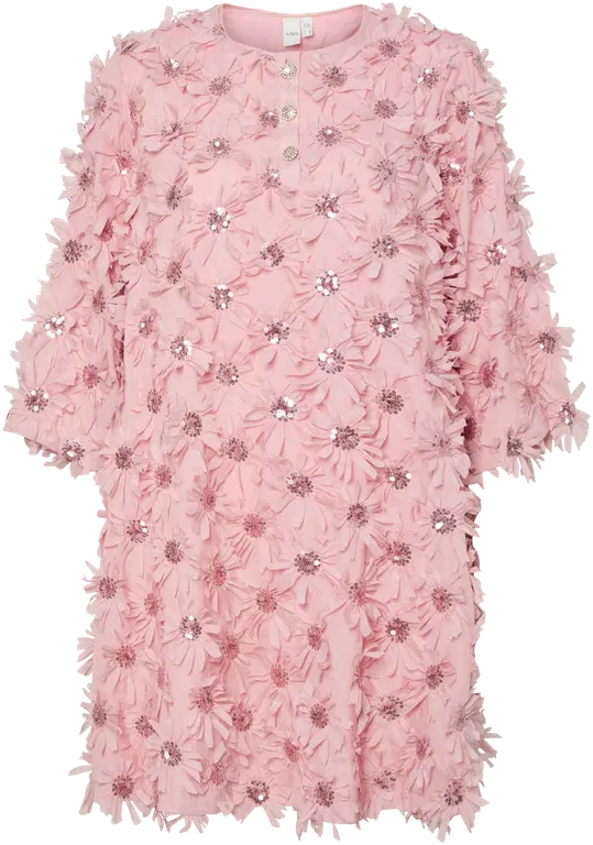 Y.A.S mekot YASAbelone 3/4 Dress, Romance Rose