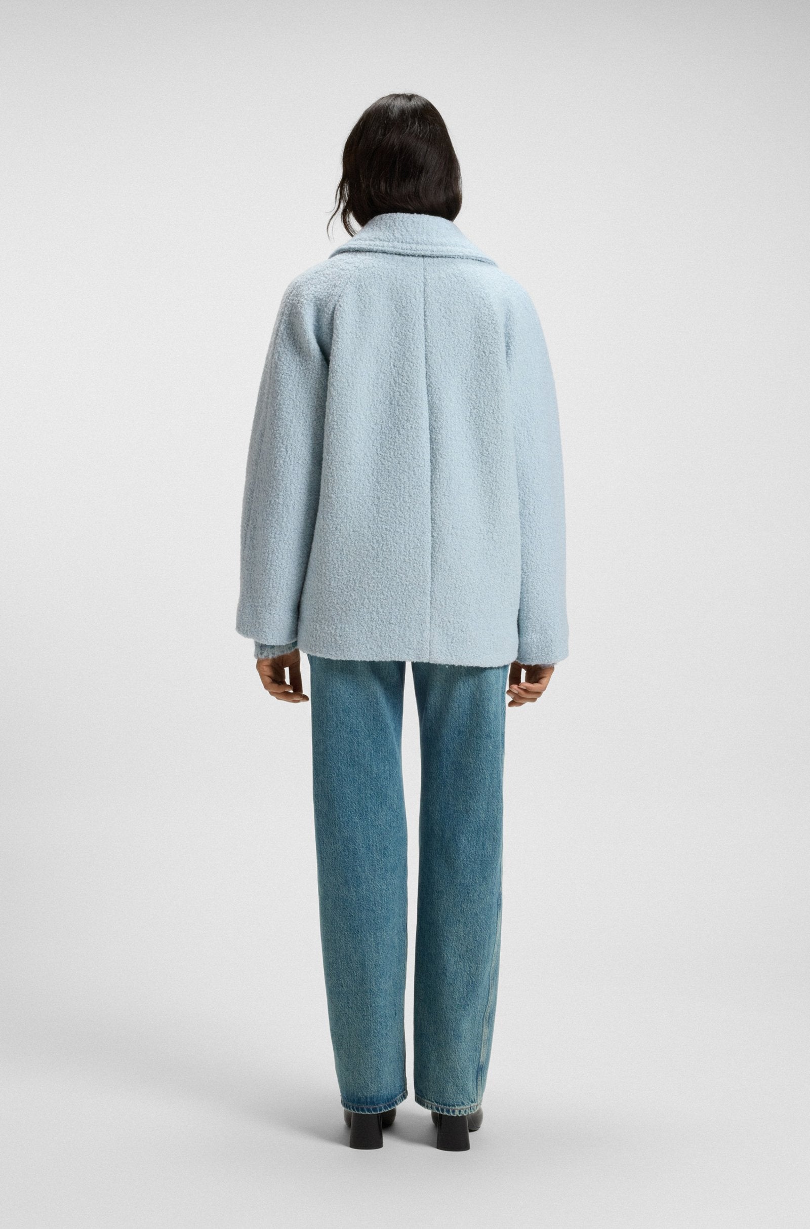 BOSS Orange naisten takki Cabani Coat, vaaleansininen