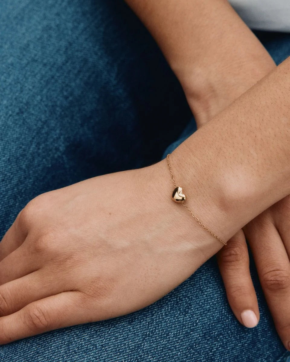 Edblad rannekoru Barley Bracelet Gold, Gold pleated