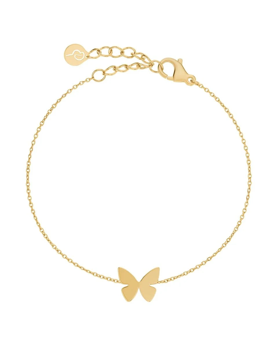 Edblad rannekoru Papillon Bracelet Gold, Gold pleated