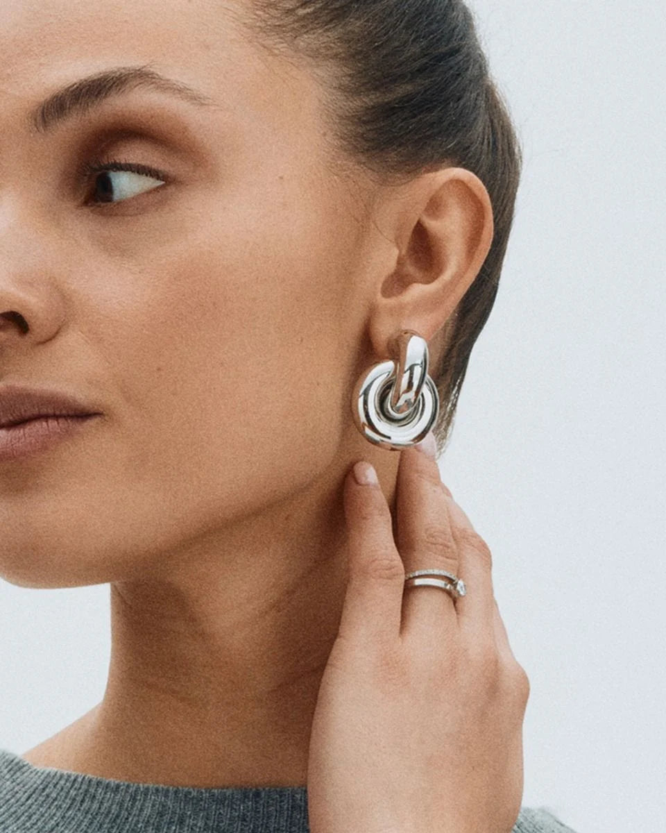 Edblad korvakorut Redondo Studs L Steel, Stainless steel