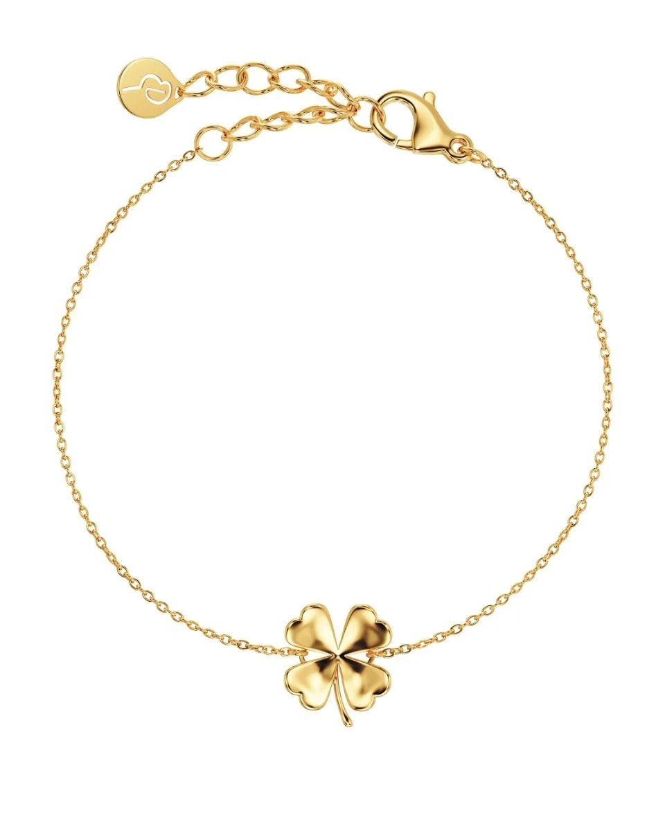 Edblad rannekoru Lucky Bracelet Gold, Gold pleated