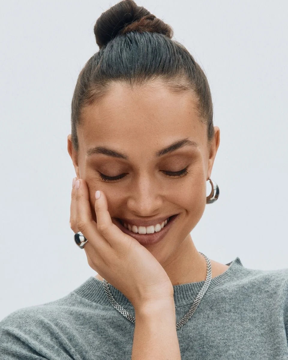 Edblad korvakorut Boyd Hoops Steel, Stainless steel