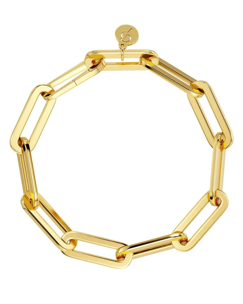 Edblad rannekoru Ivy Maxi Bracelet Gold, Gold pleated