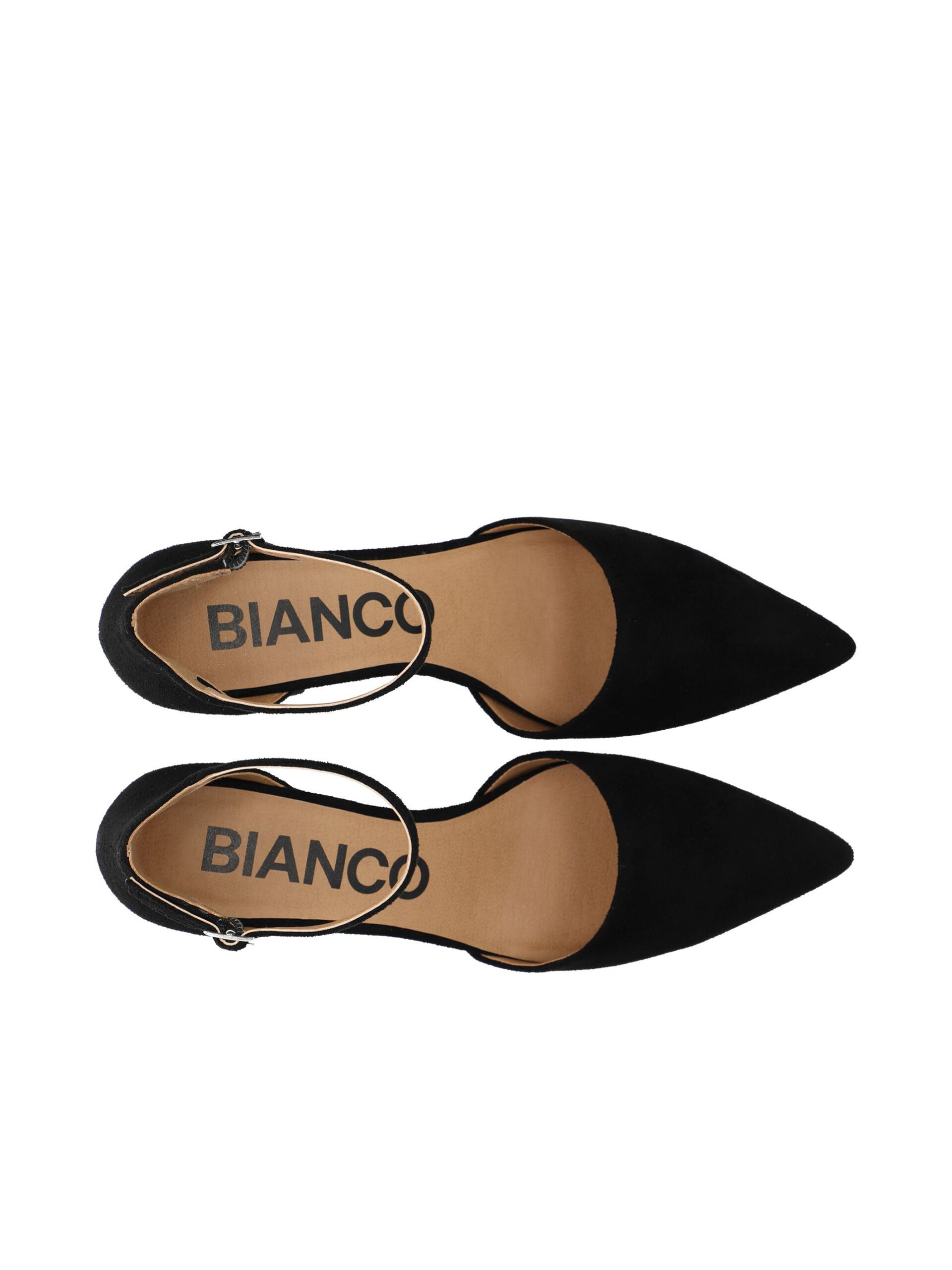 Bianco naisten korkokengät Biadevived Heel MicroSuede, musta