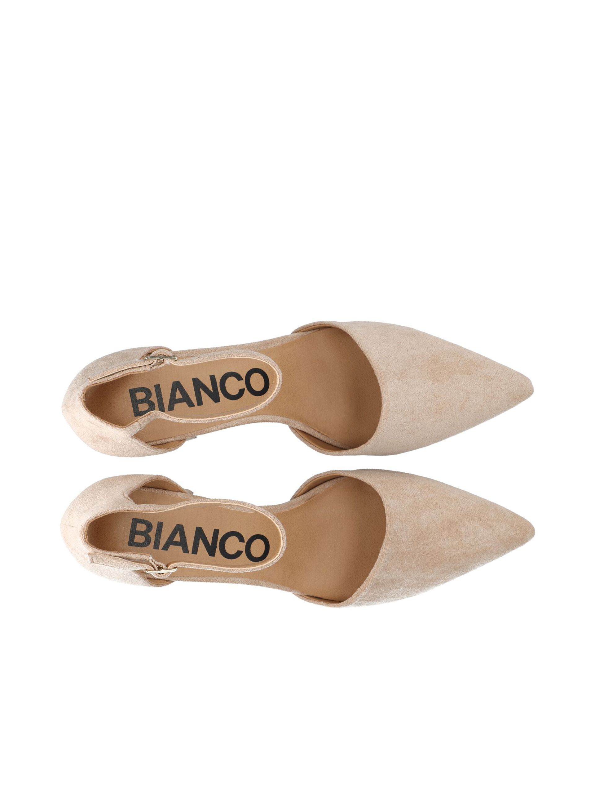 Bianco naisten korkokengät Biadevived Heel MicroSuede, beige