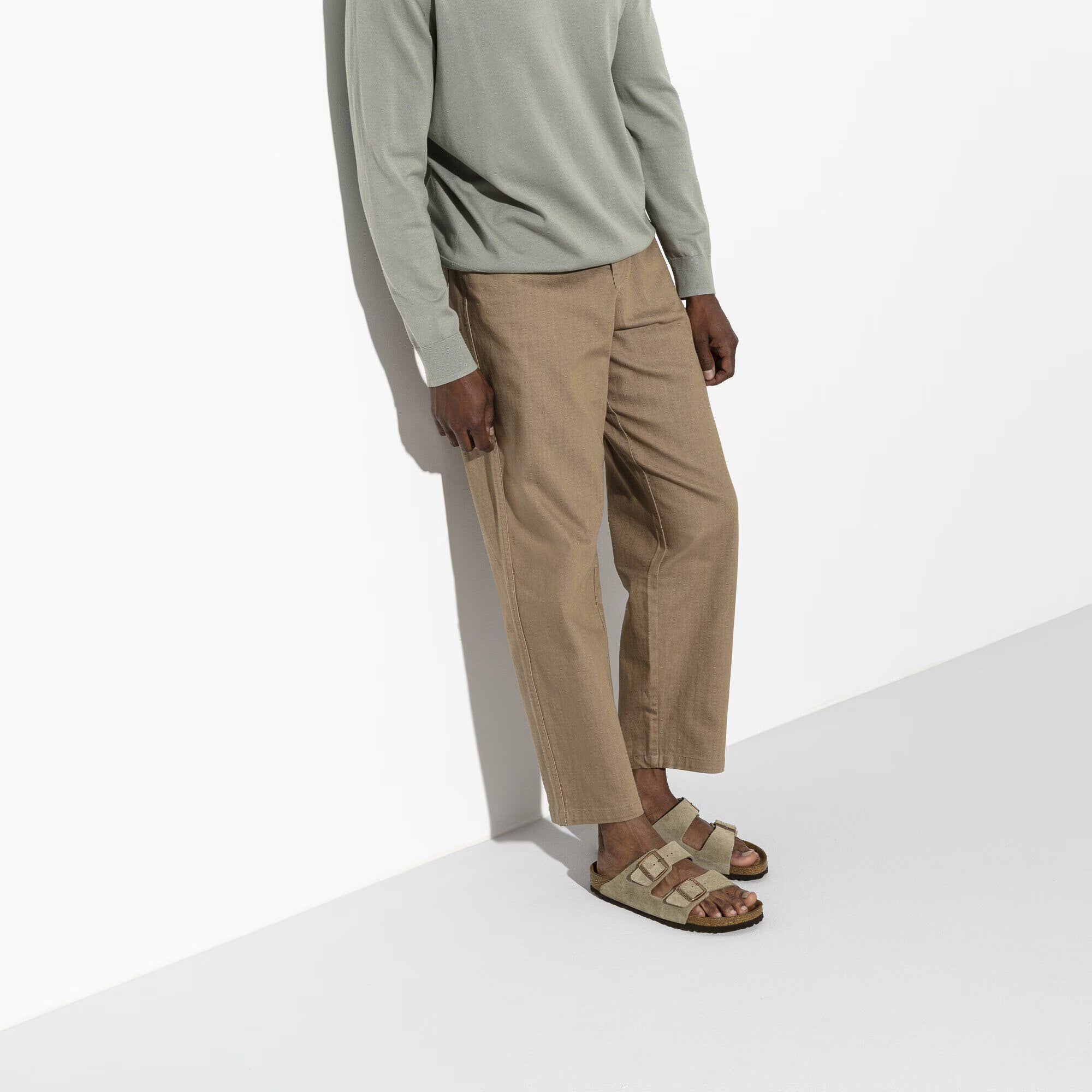 Birkenstock unisex sandaalit Arizona, harmaanruskea
