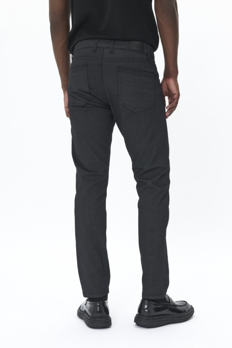 Matinique Miesten Housut Pete Printed, musta