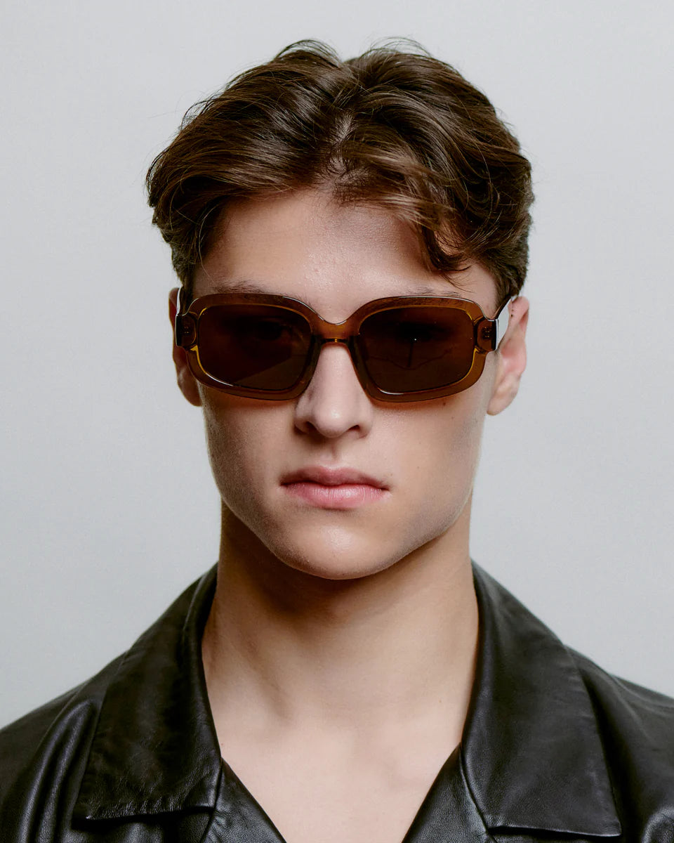 A.Kjaerbede unisex aurinkolasit Pluto, vaaleanruskea