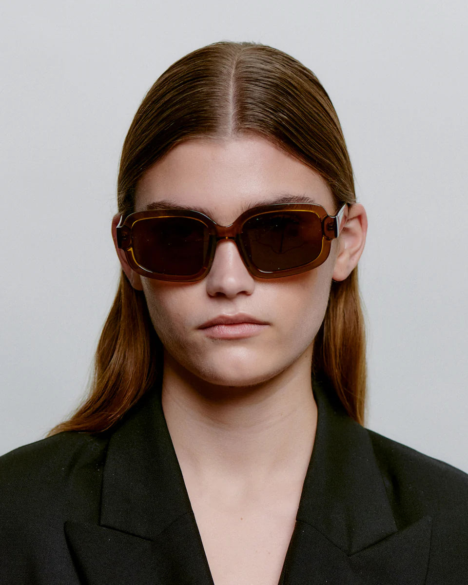 A.Kjaerbede unisex aurinkolasit Pluto, vaaleanruskea