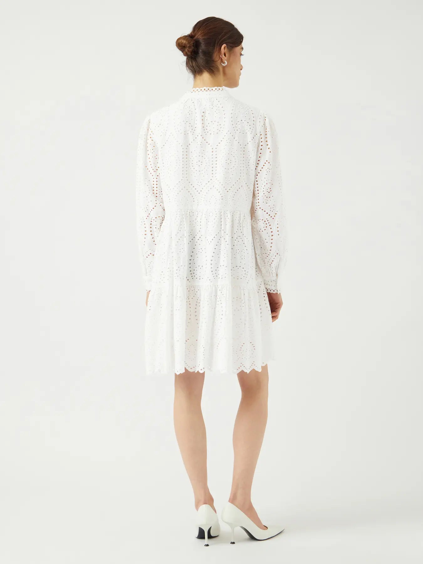 Y.A.S mekko Yasholi LS Dress S. Noos, valkoinen