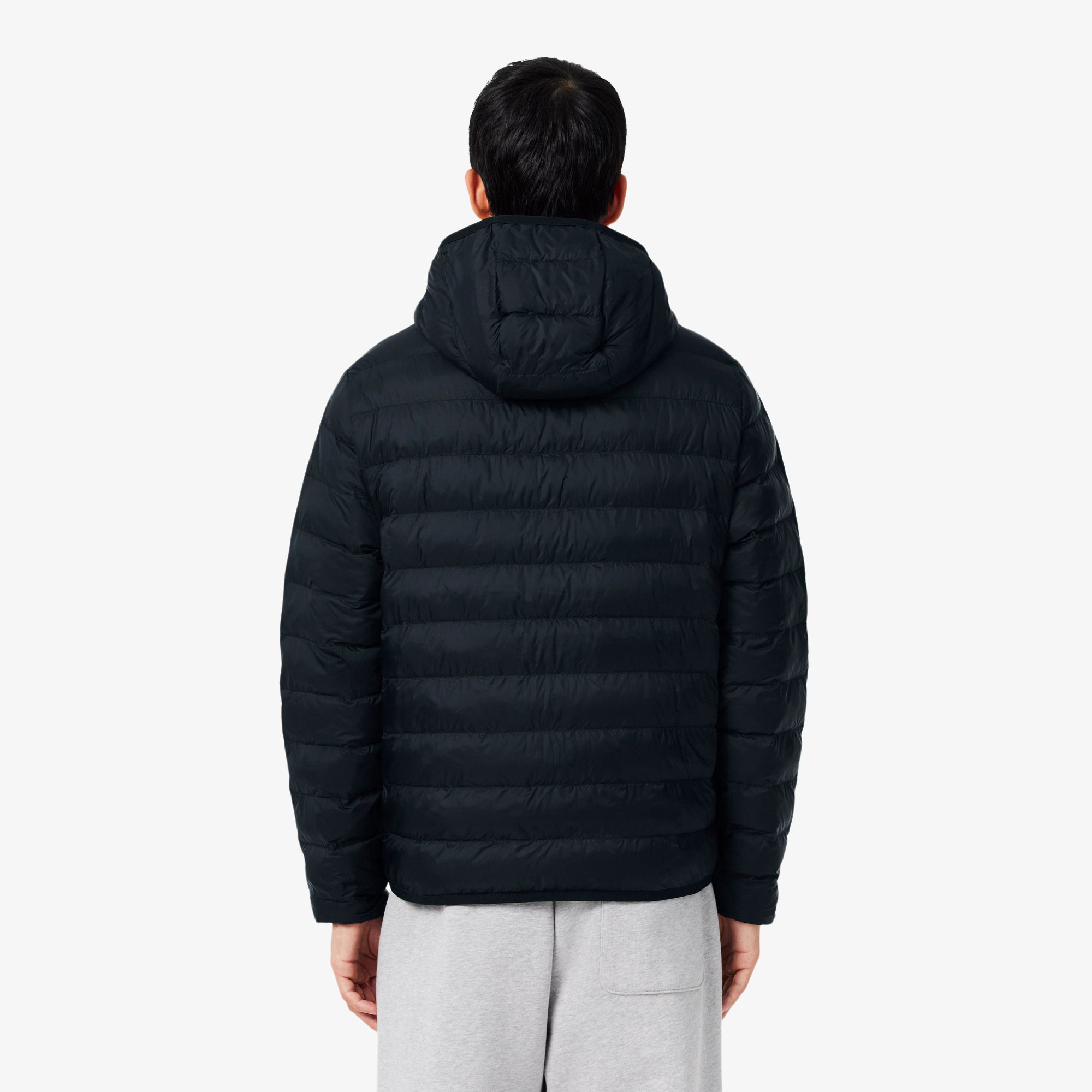 Lacoste miesten takki Lightweight Water Repellent Ripstop, musta