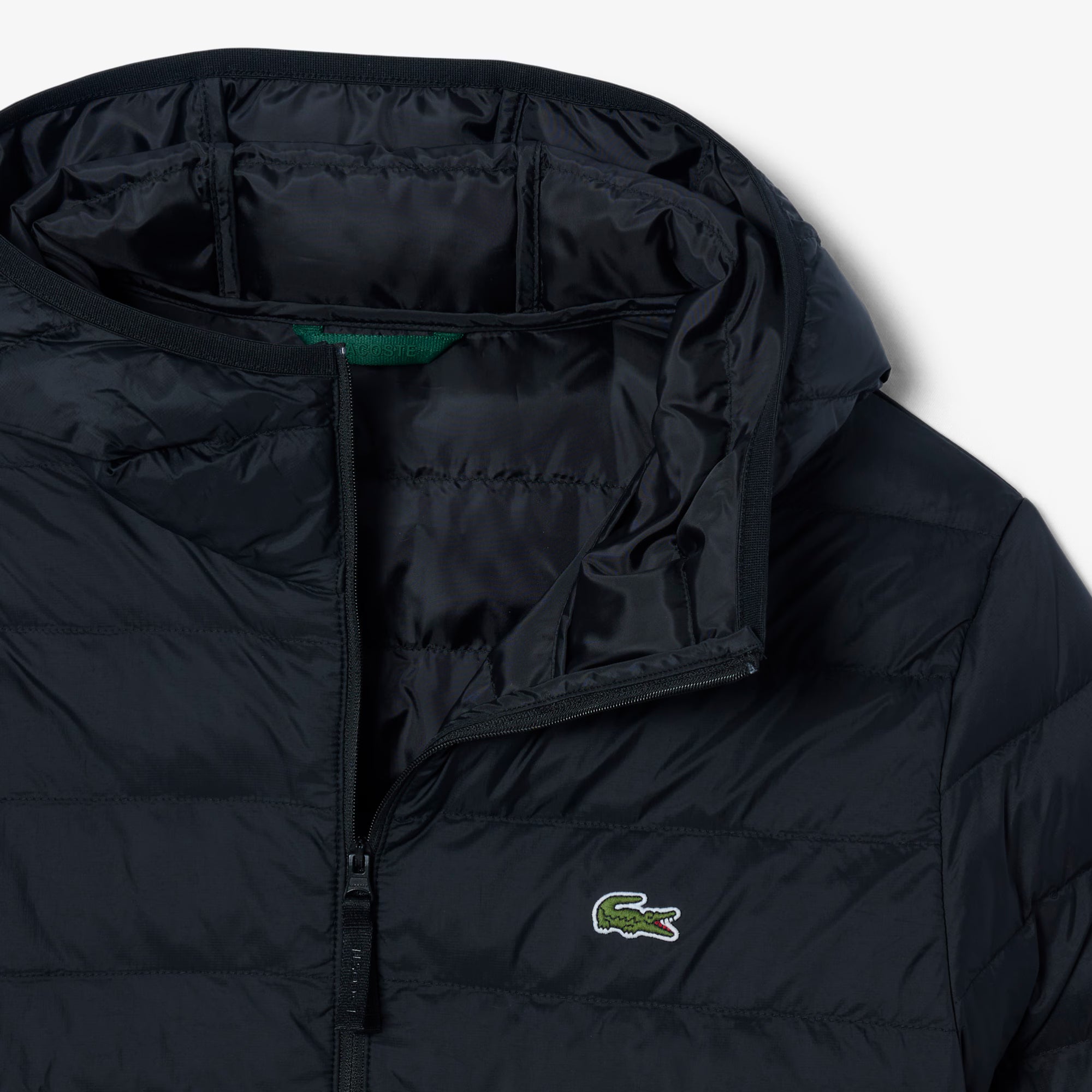 Lacoste miesten takki Lightweight Water Repellent Ripstop, musta