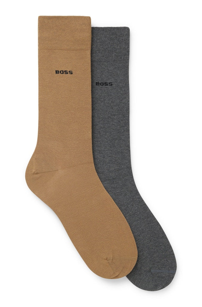 Hugo Boss sukat 2P RS Uni CC Socks, harmaa