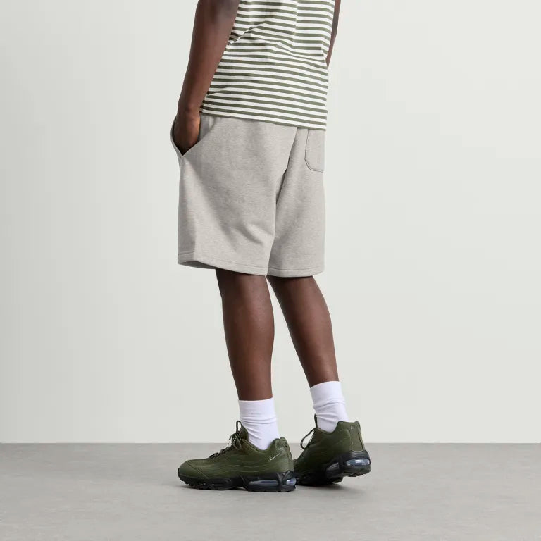 Carhartt miesten collegeshortsit Chase Sweat Short, vaaleanharmaa meleerattu