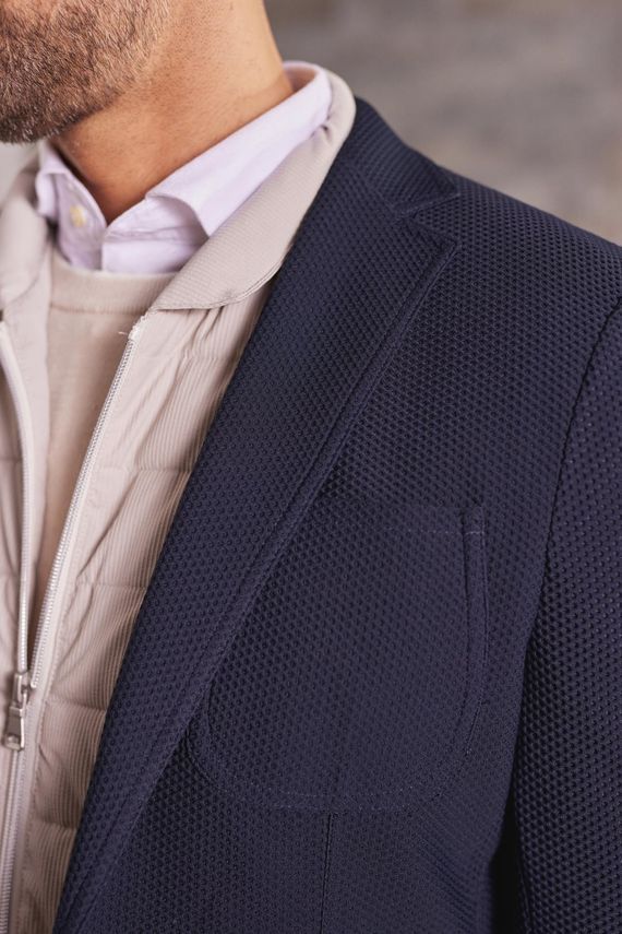 Born with Appetite miesten bleiseri Performance Blazer, tummansininen