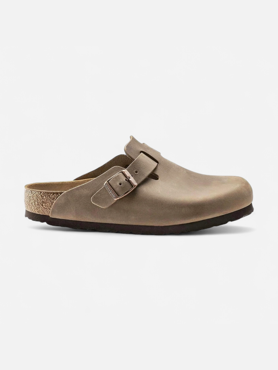 Birkenstock unisex pistokkaat Boston Regular Leather Tobacco Brown, beige - Kekäle.fi