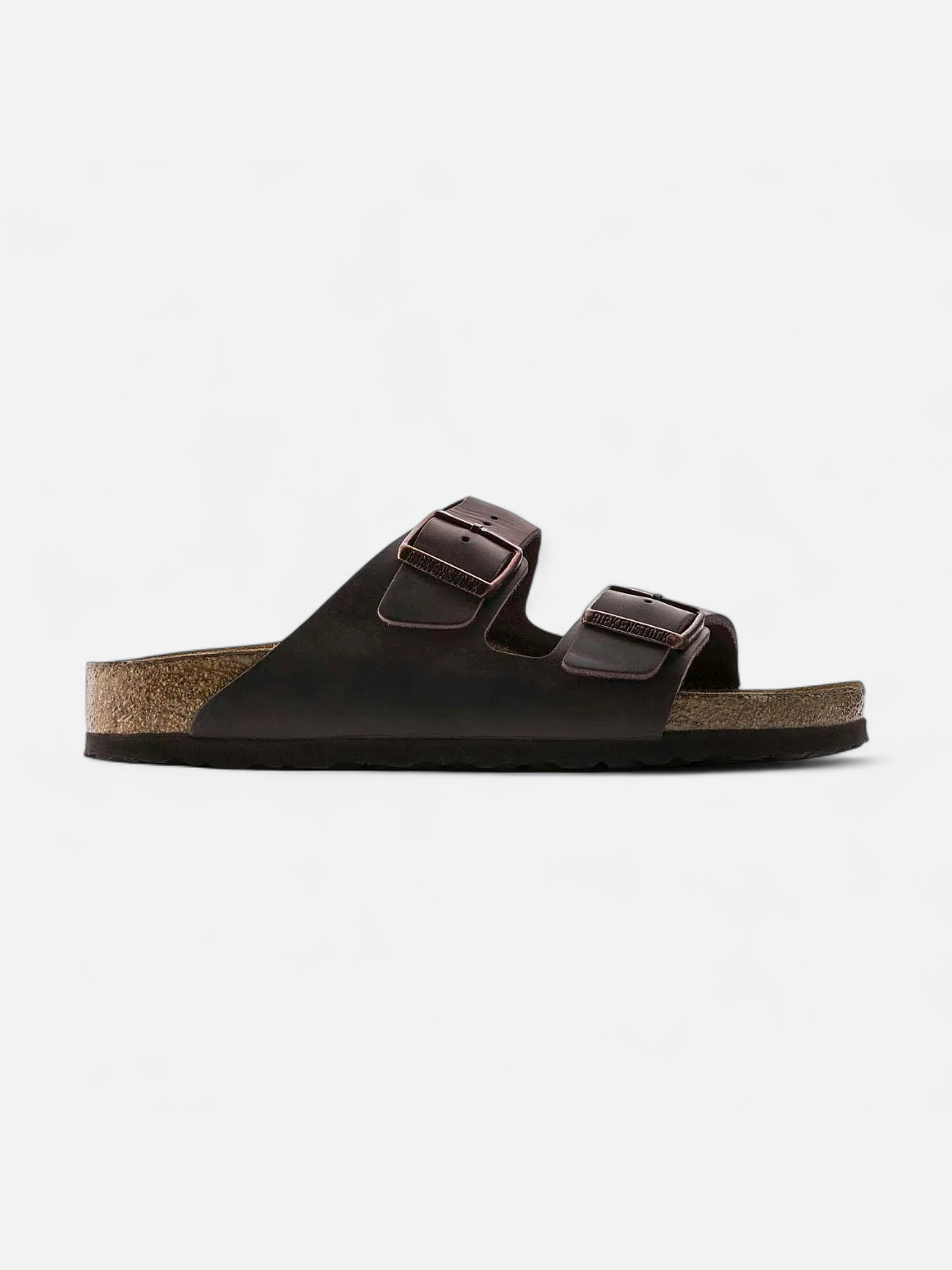 Birkenstock unisex sandaalit Arizona Regular Leather Habana, tummanruskea - Kekäle.fi