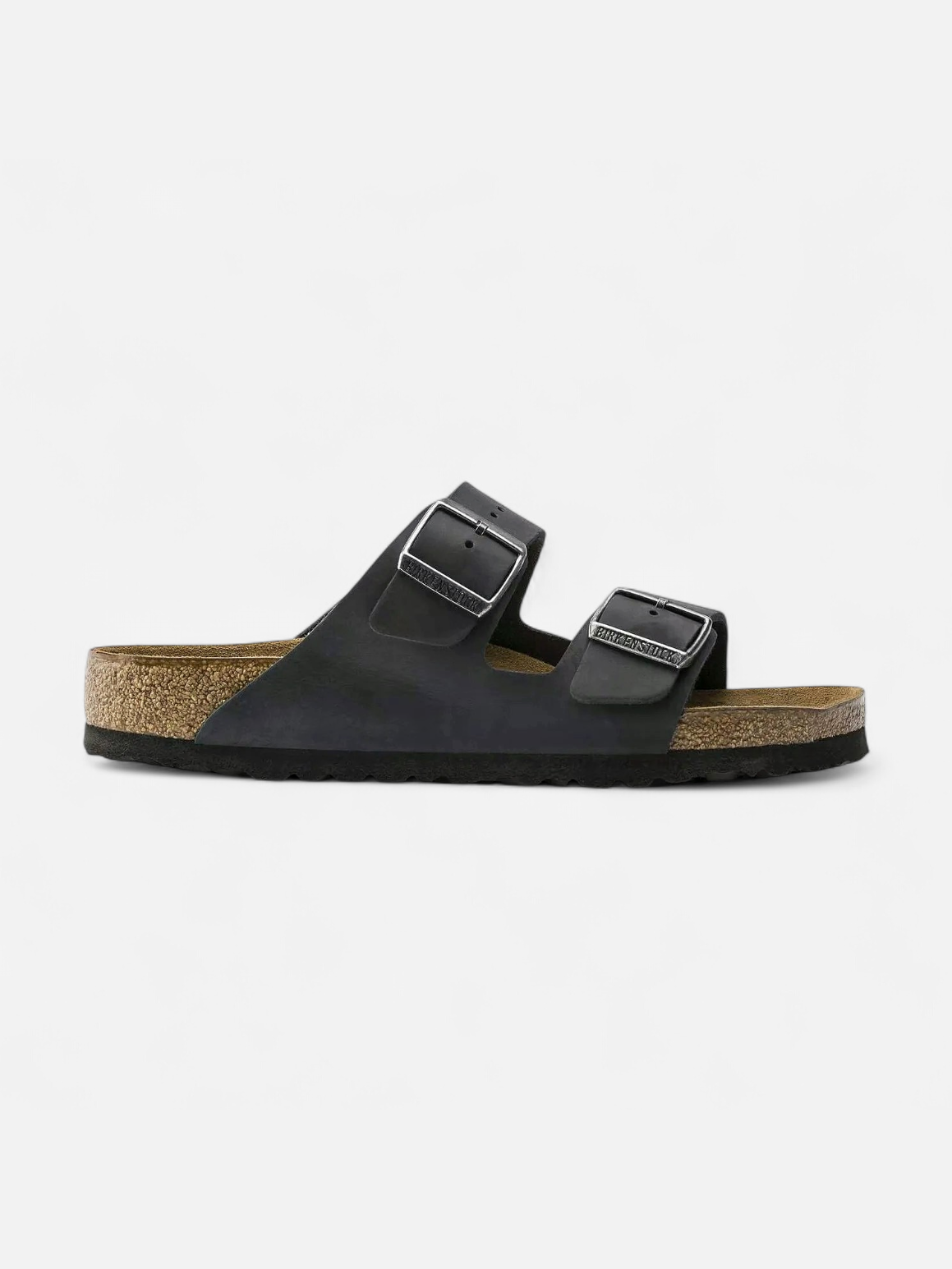 Birkenstock unisex sandaalit Arizona Regular Oiled Leather, musta - Kekäle.fi