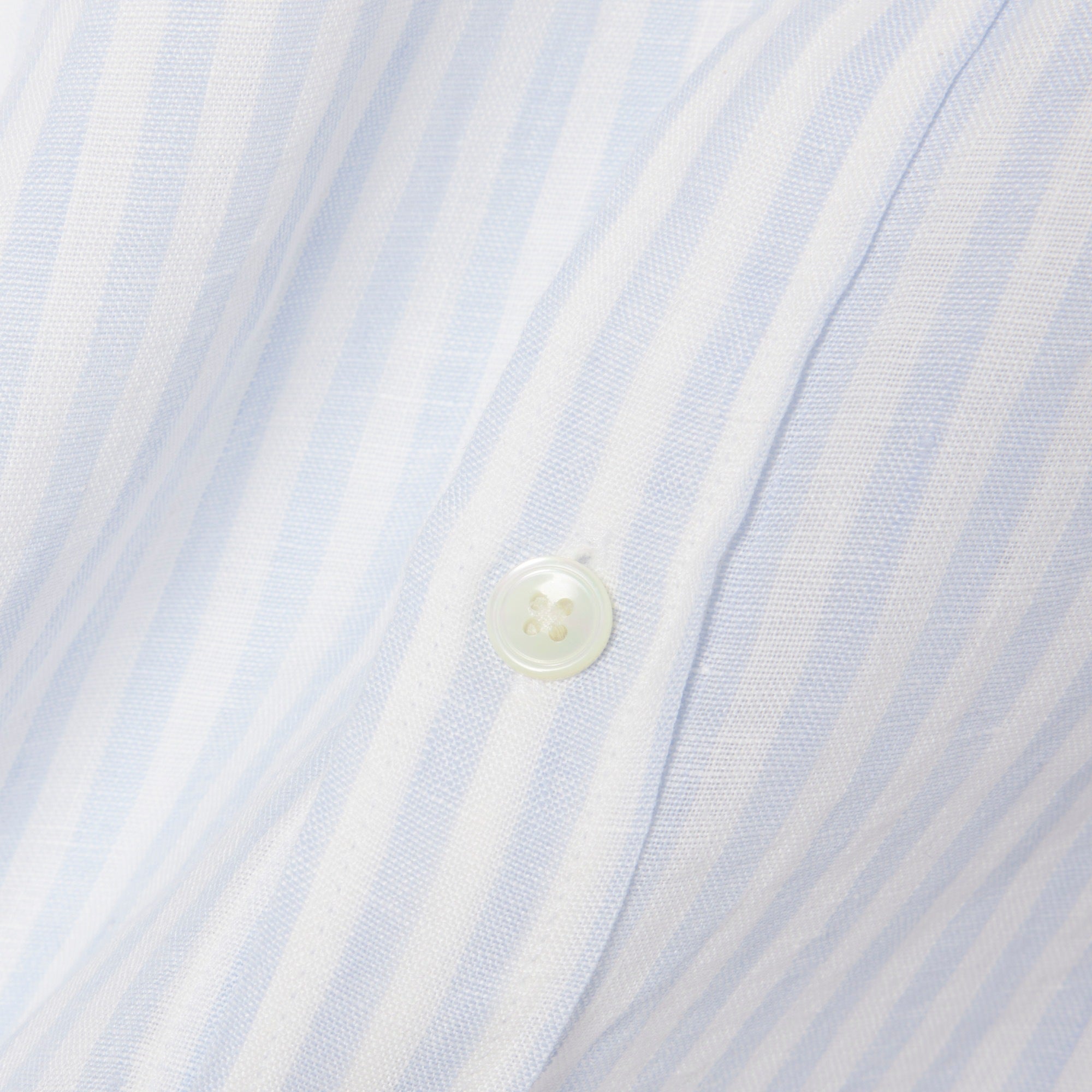 Lacoste miesten kauluspaita Reg Fit Striped Linen Shirt, raidallinen sininen