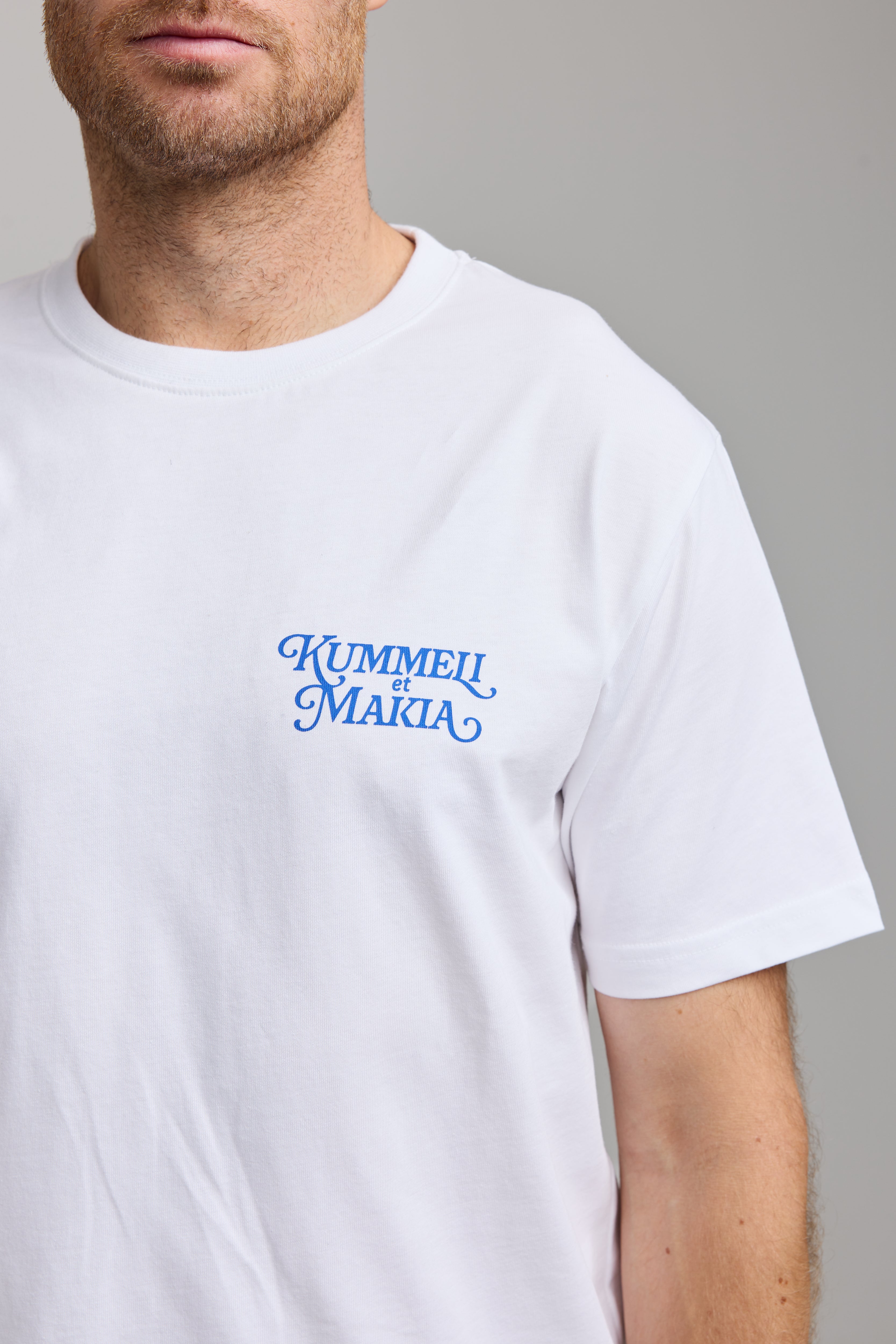 Makia Kummeli Gastronomie T-shirt, valkoinen