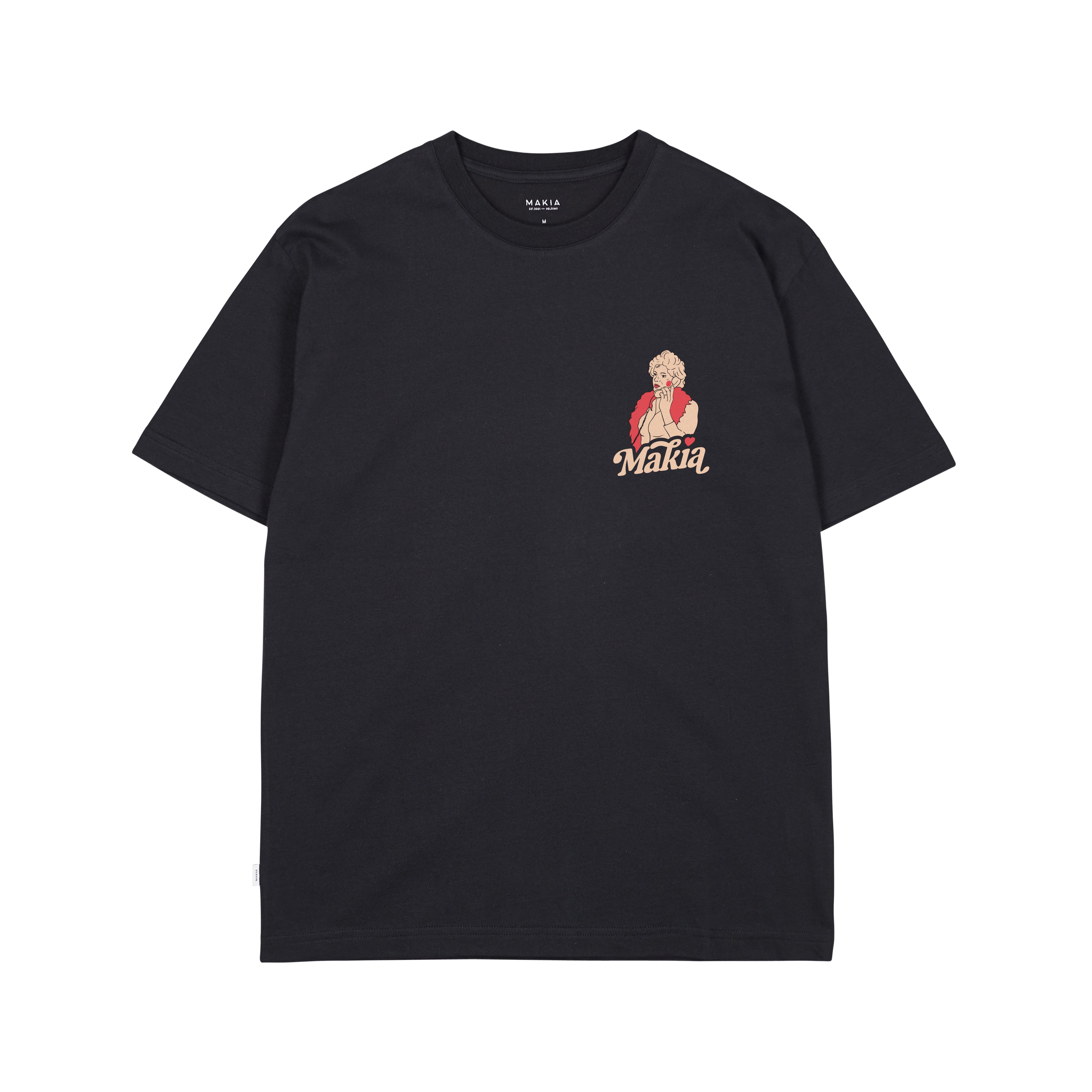 Makia Kummeli Seksipuhelin T-shirt, musta