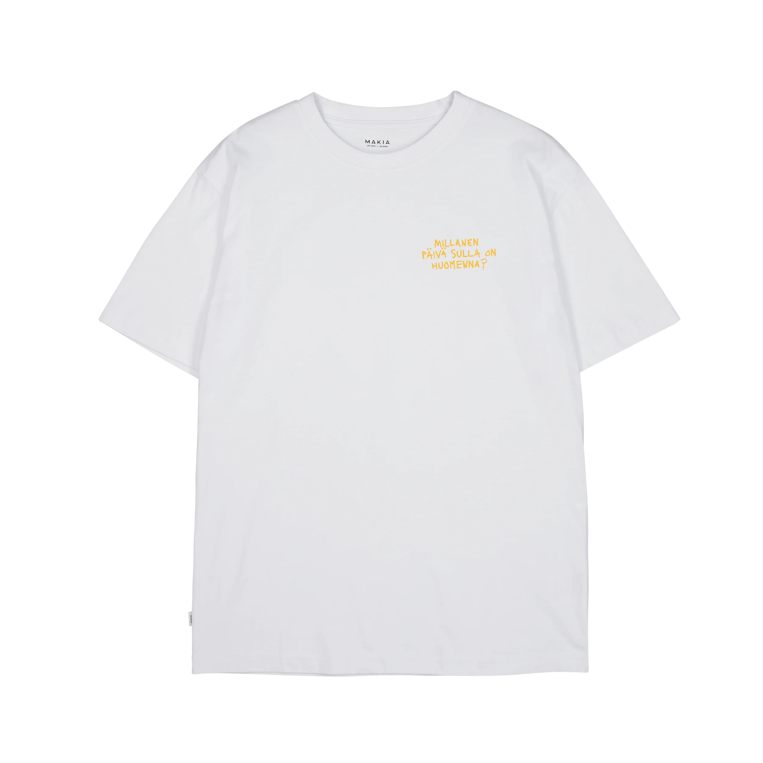 Makia t-paita Kummeli Huomenna T-shirt, valkoinen