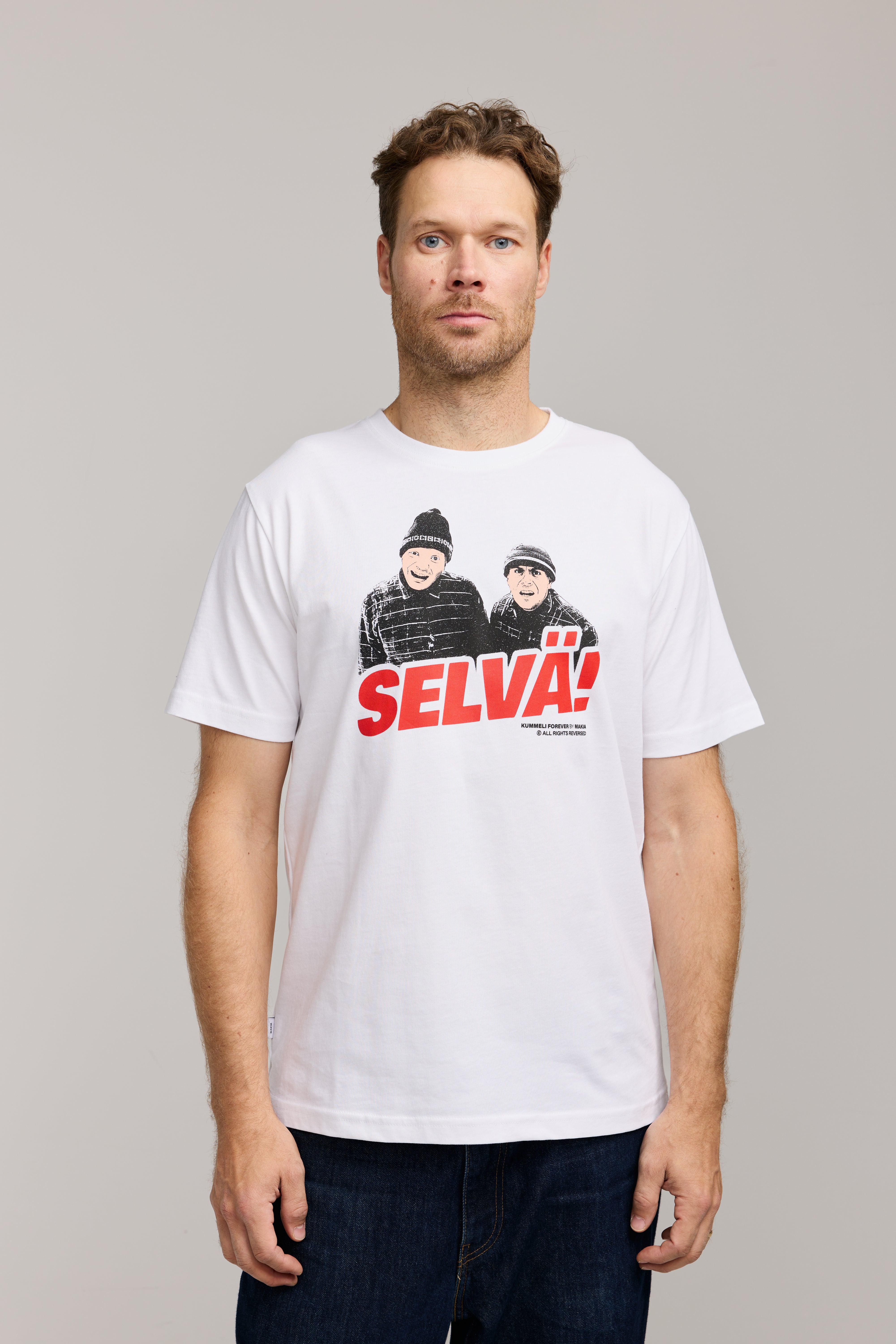 Makia Kummeli Selvä T-shirt, valkoinen