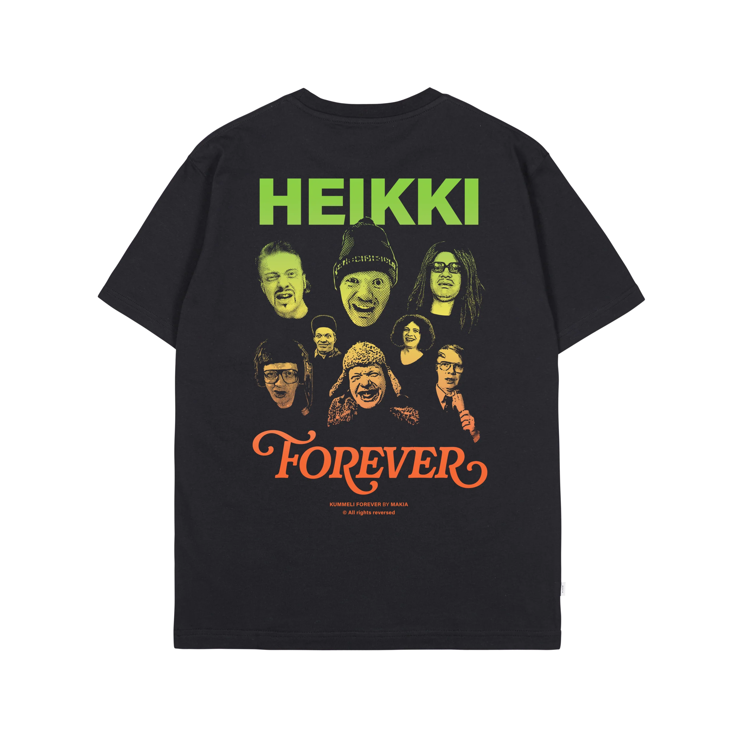Makia Kummeli Heikki T-shirt, musta