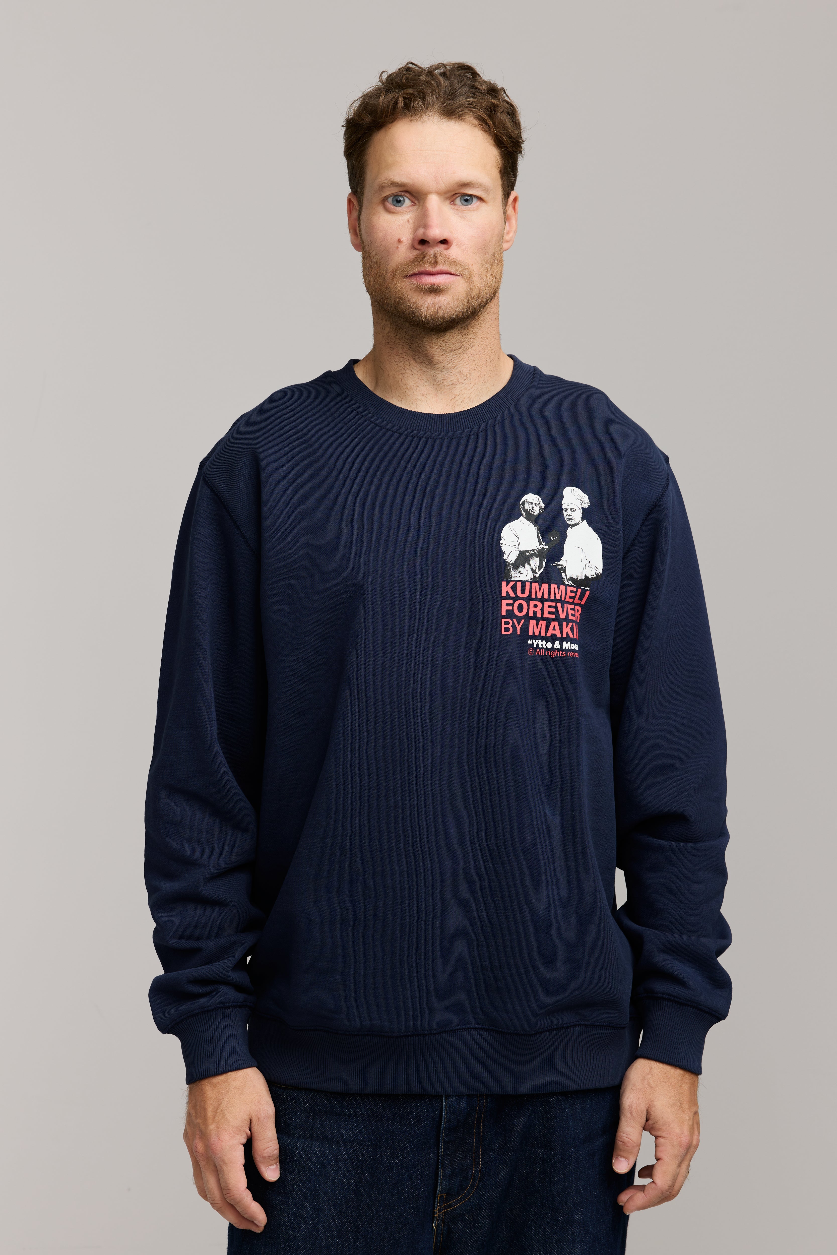 Makia Kummeli Gastronomie Sweatshirt, tummansininen