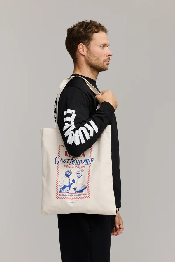 Makia Gastronomie Tote Bag, luonnonvalkoinen