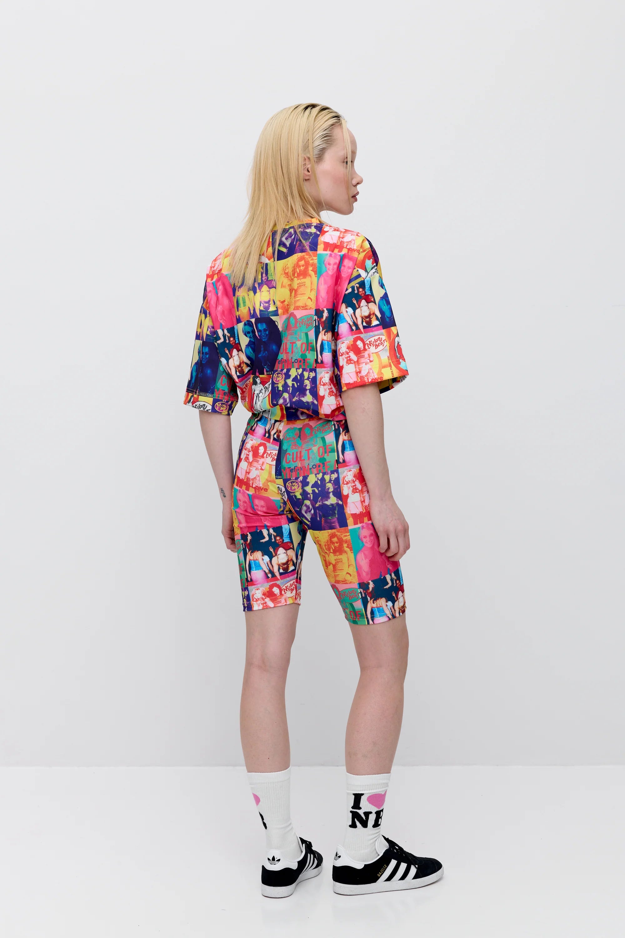 Makia x Nylon Beat shortsit Nylon Biker Shorts, monivärinen kuosi