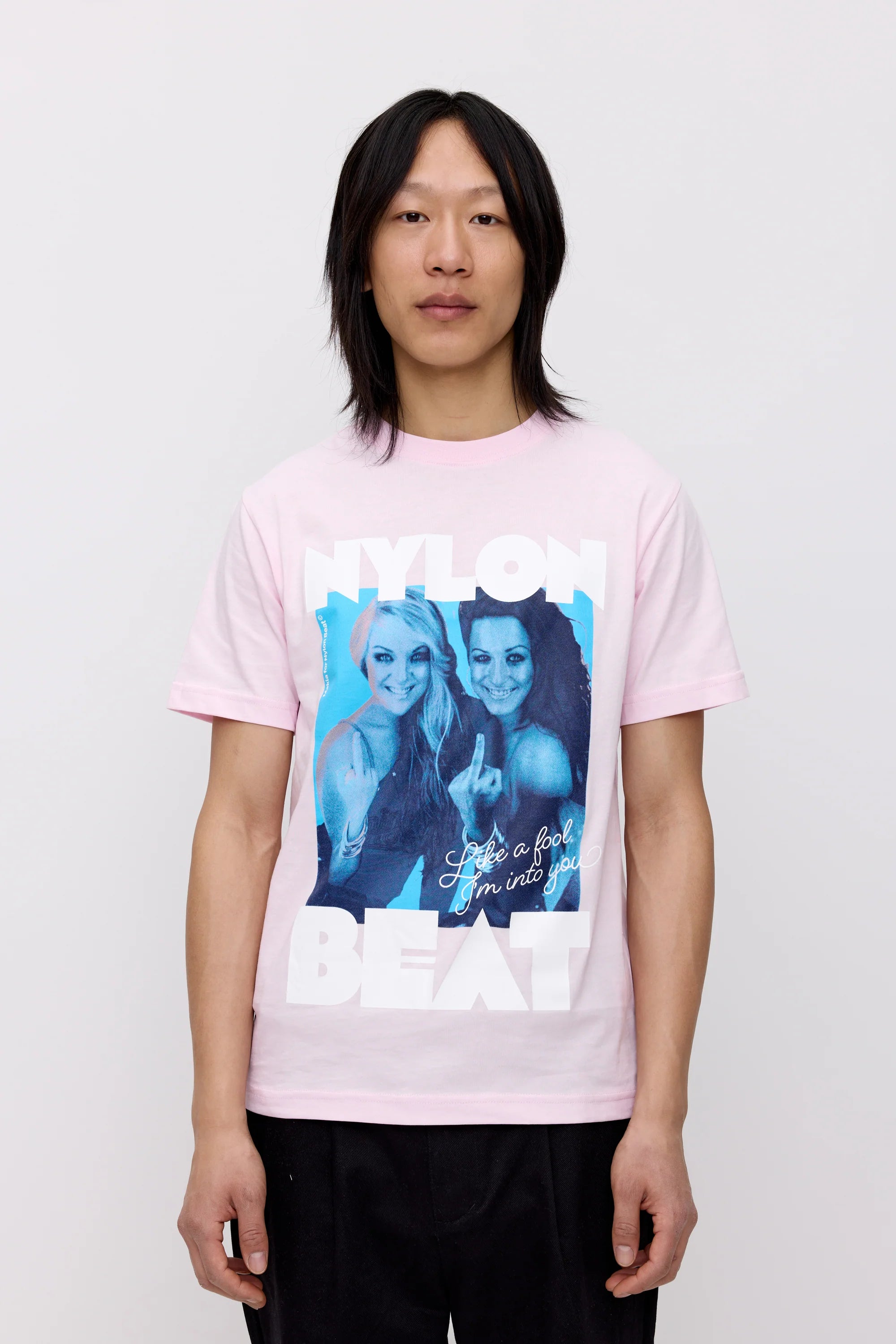 Makia x Nylon Beat t-paita Like a Fool T-shirt, vaaleanpunainen