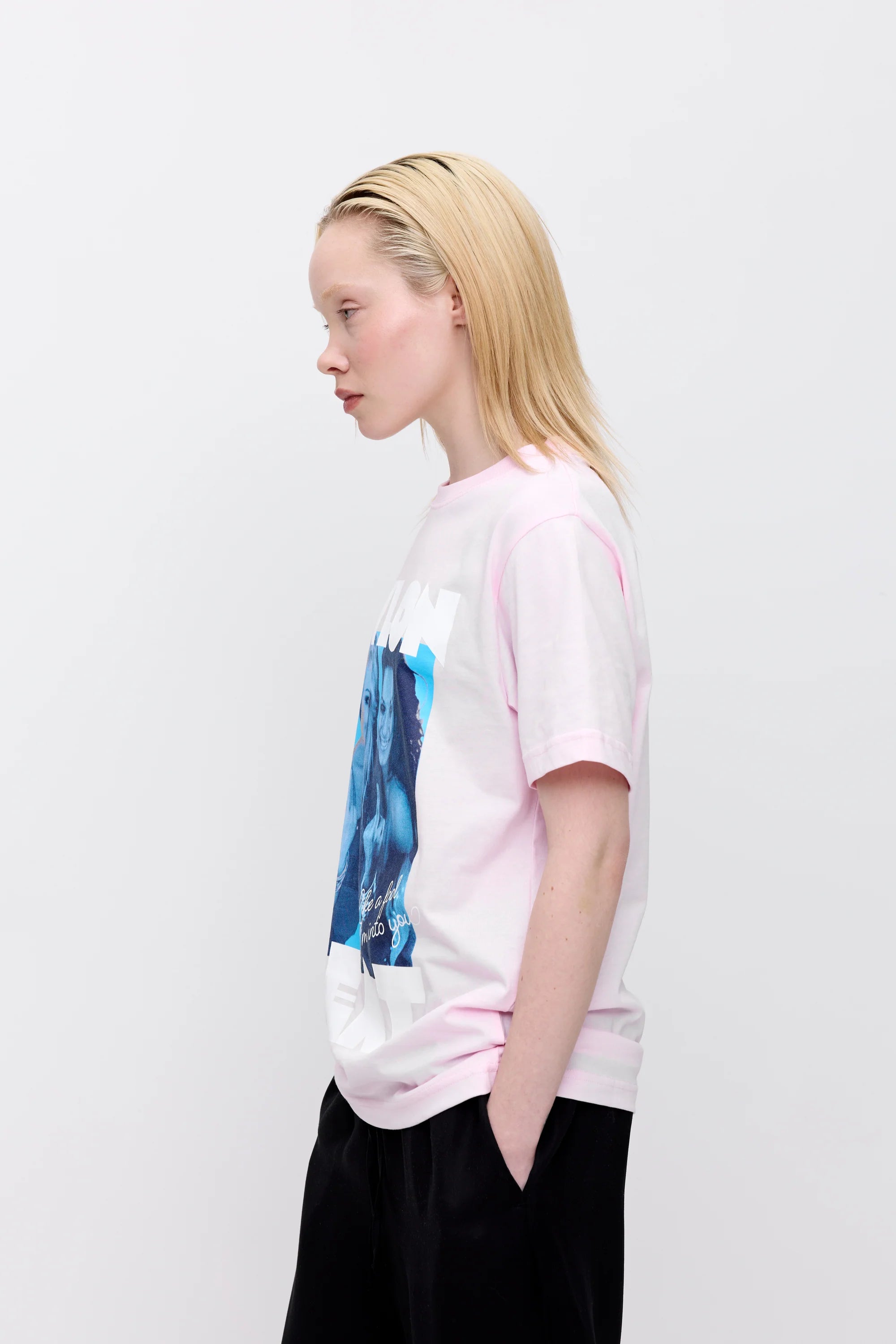 Makia x Nylon Beat t-paita Like a Fool T-shirt, vaaleanpunainen
