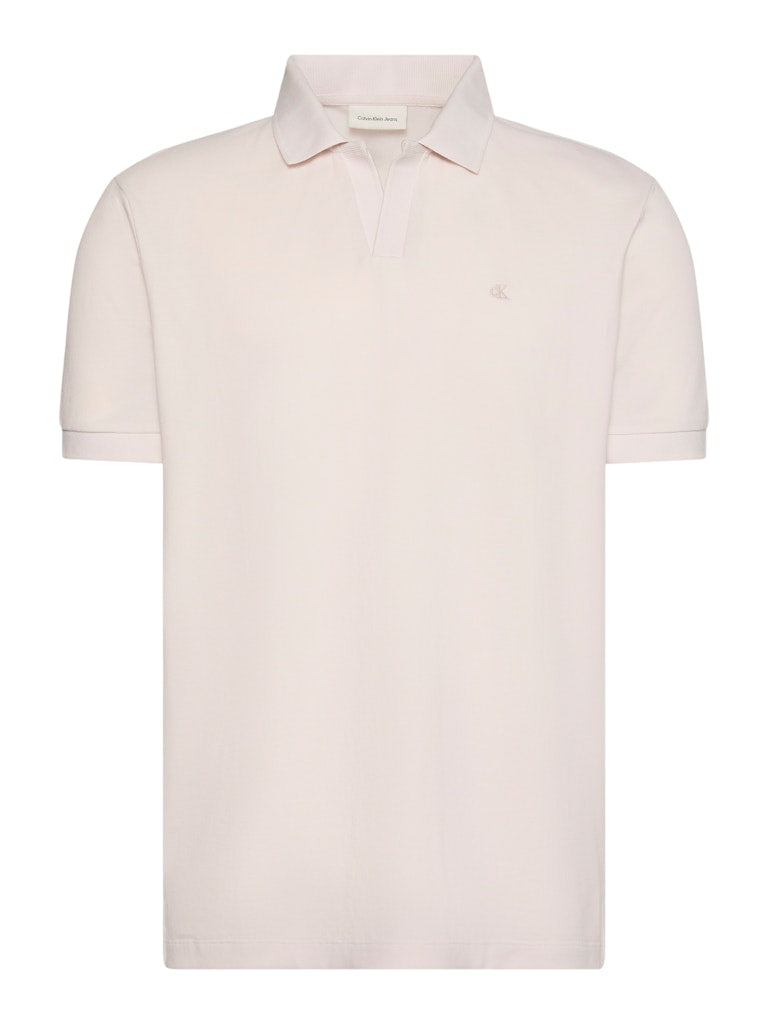 Calvin Klein Jeans miesten pikeepaita SS Open Collar Casual Pique Polo, kerma