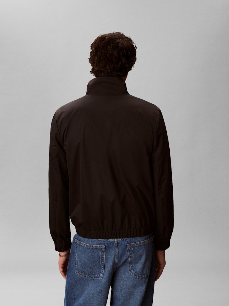 Calvin Klein Menswear tuulitakki LS Nylon Stand Collar Windbreaker, musta