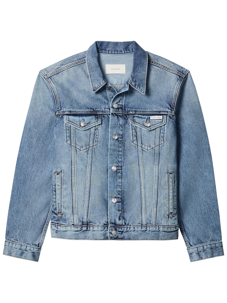 Calvin Klein Jeans miesten farkkutakki Andrew Classic Trucker Jeans Jacket, sininen indigo