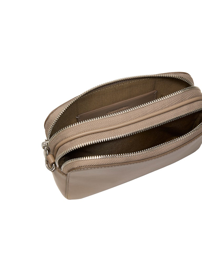 Calvin Klein Accessories naisten laukku Webbing Double Strap Camera Bag, vaalea beige