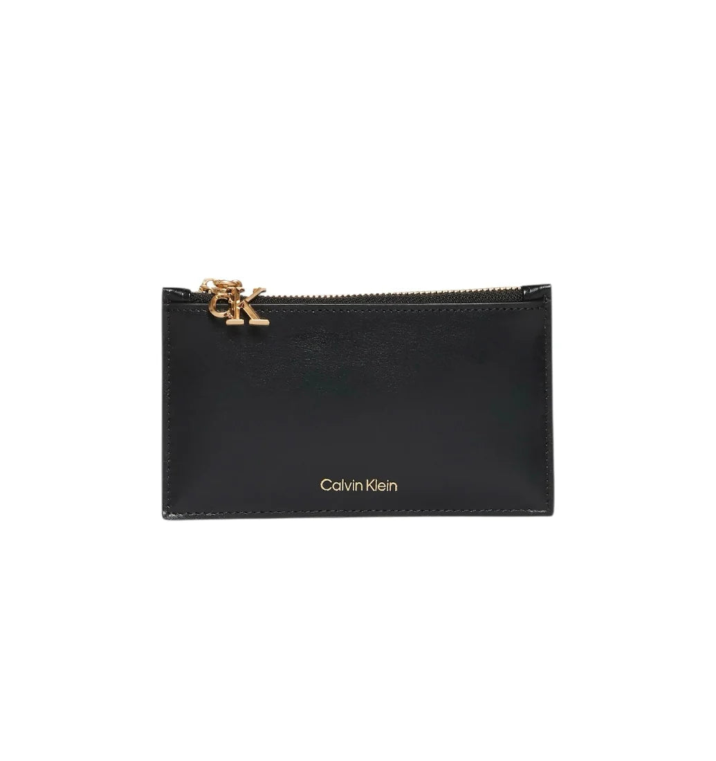 Calvin Klein naisten lompakko CK Zip Cardcase 6CC, musta