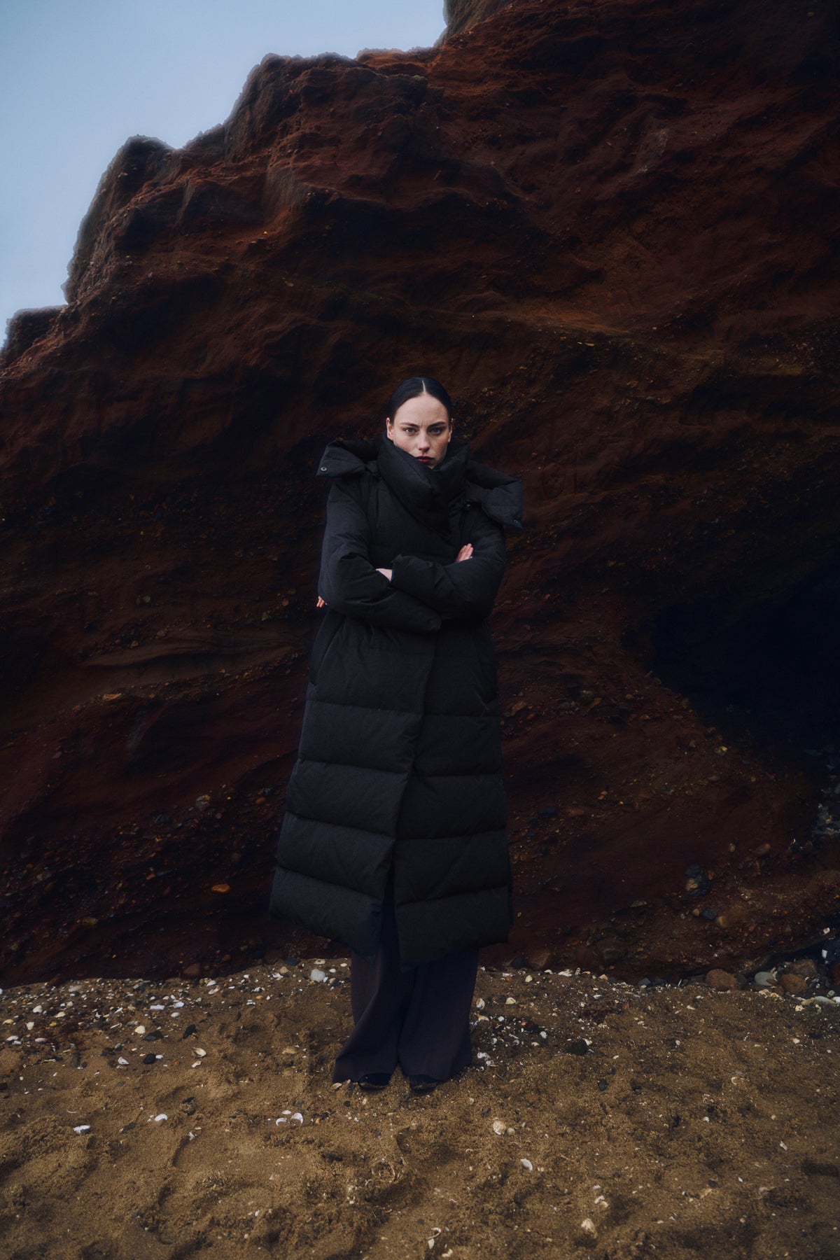 Copenhagen Muse naisten takki Micco Hat Coat, musta