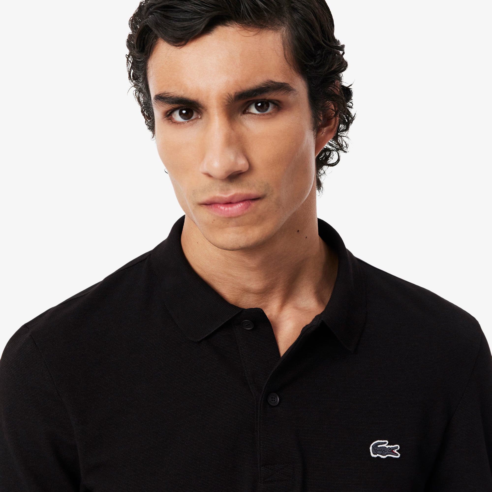 Lacoste miesten pikeepaita Reg Fit Sport Cotton Blend Polo Shirt, musta