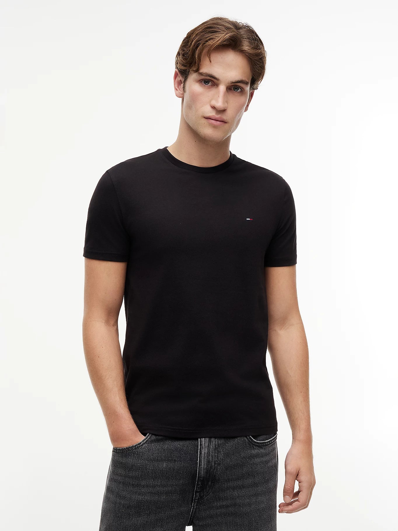 Tommy Jeans miesten t-paita Extra Slim, musta